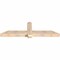 Ekena Millwork Eugene Smooth Timber Gable Bracket, Douglas Fir, 72"W x 21"H x 5 1/2"D x 5 1/2"F, 7/12 Pitch GBW072X21X0606EUG00SDF - alternate 4